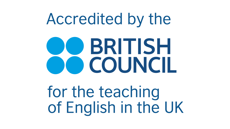 Logo of the British Council English language accreditation