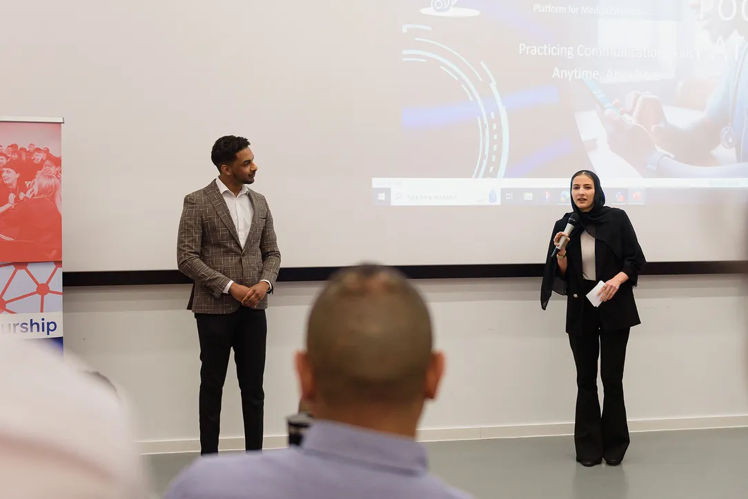 Ahmed Sharaf and Hanna Woods