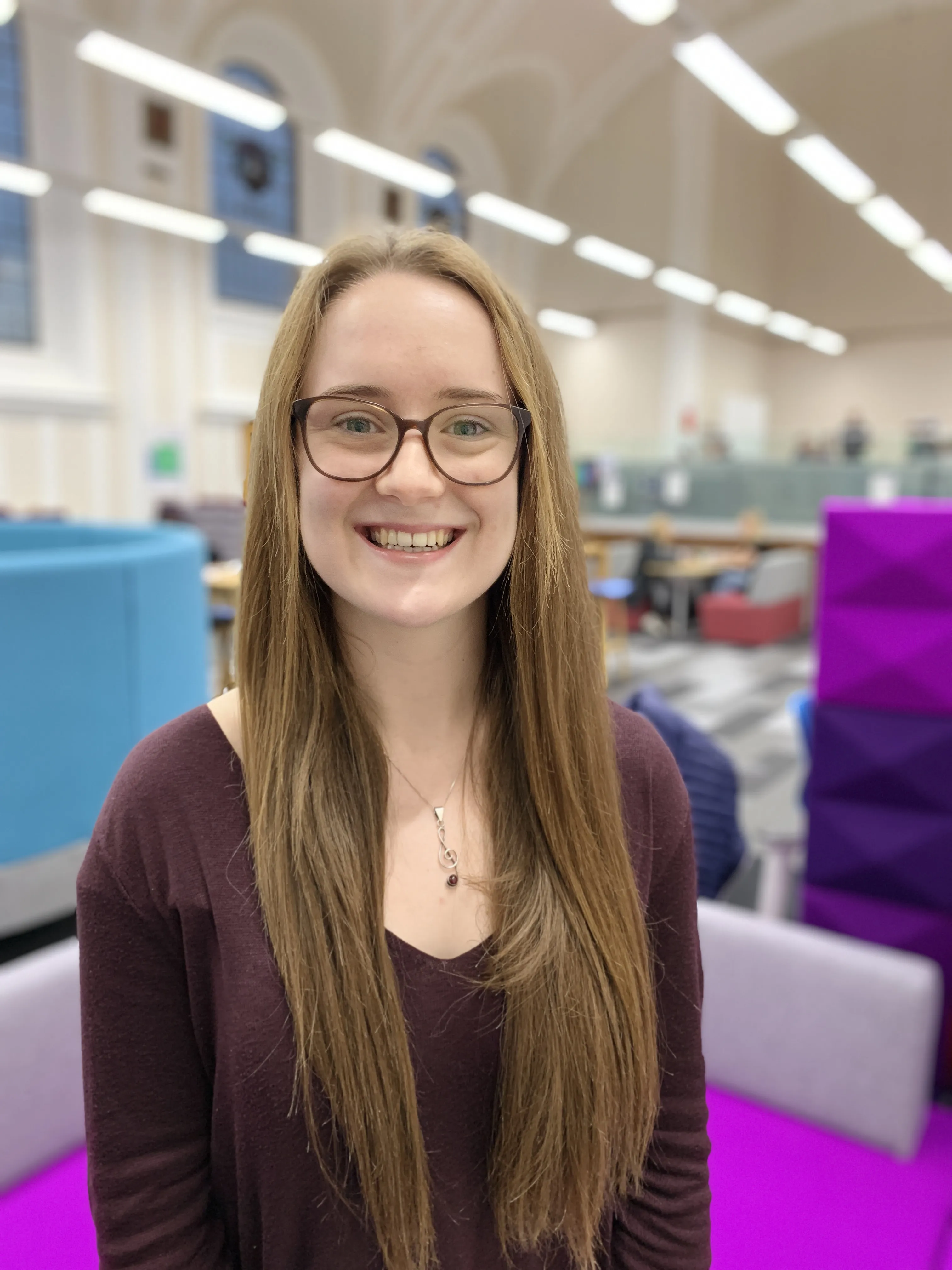 Female geography student 