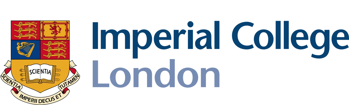 Text logo with text 'Imperial College London'