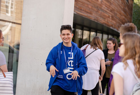 Student Ambassador at Open Day