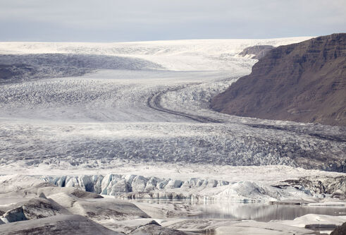 Iceland glacier
