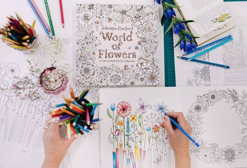 Johanna Basford, World of Flowers Book