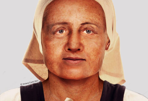 Facial reconstruction of Edinburgh woman
