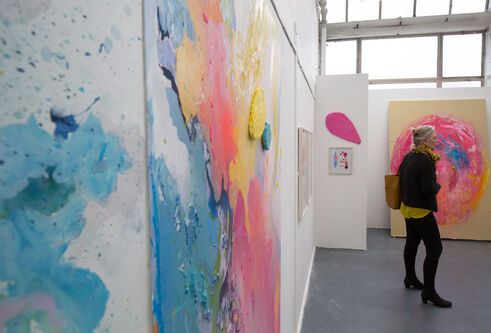 Visitor at the Degree Show