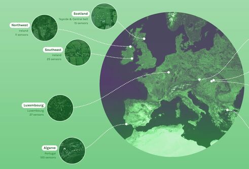 a graphic showing global engagement