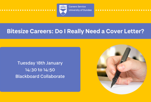 Image advertising event entitled Do I Really Need a CV?