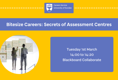 Image advertising event: Secrets of Assessment Centres 1st March 2022