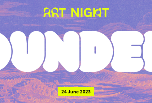 Art Night logo reads ART NIGHT DUNDEE in bubble writing