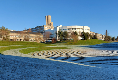 A view of Ninewells Hospital 