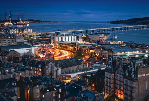 Dundee at night