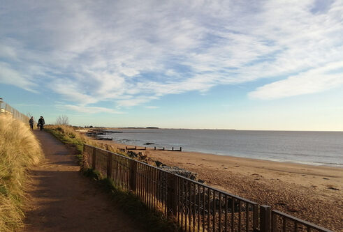 The path to Broughty Ferry