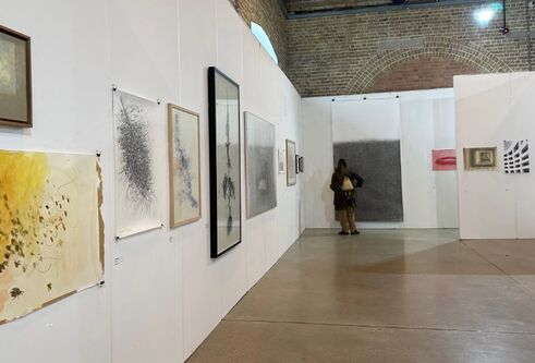 Exhibition space at Trinity Buoy wharf