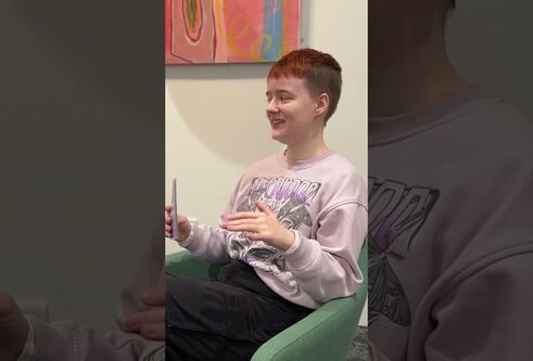 Image of student Grace answering top UCAS questions 