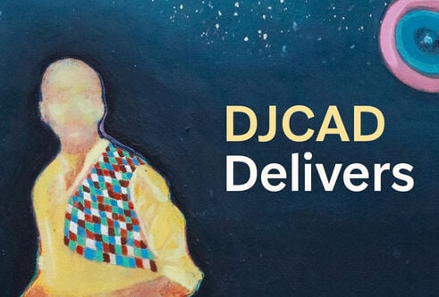poster for DJCAD delivers