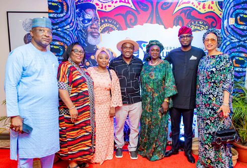 A group of Nigerian alumni of the University of Dundee at an alumni event