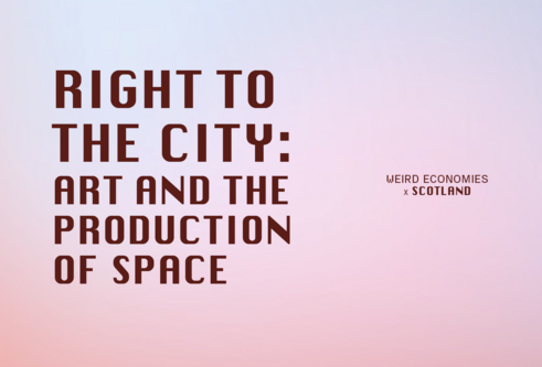 Right to the city art and the production of space - title slide