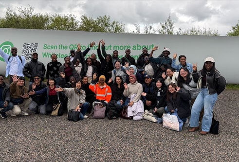 A group of students from the Centre for Energy, Petroleum and Mineral Law and Policy (CEPMLP) at the University of Dundee engaged in an immersive experiential learning excursion to Whitelee Windfarm near Glasgow, Europe's premier onshore wind facility