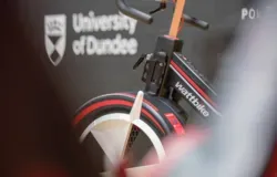 A wattbike in the virtual reality studio at Institute of Sport and Exercise.