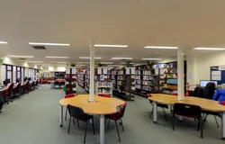The library at Kirkcaldy campus