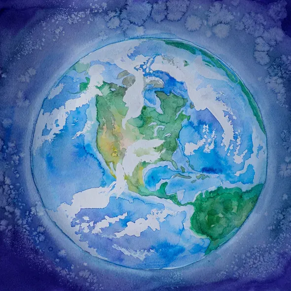 Illustration of a globe