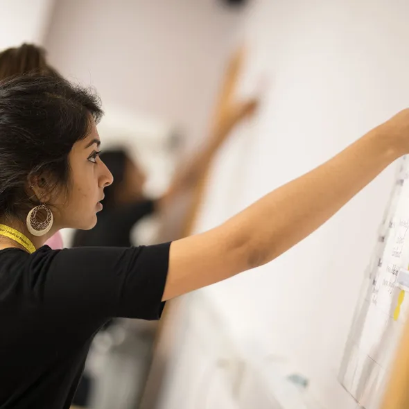 Students in a workshop