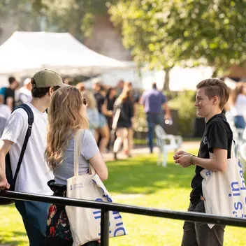 Students at Open Day
