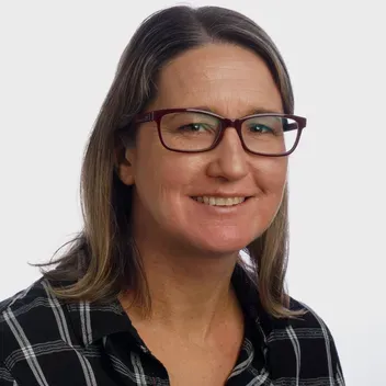 Portrait of Sheryl Morris.