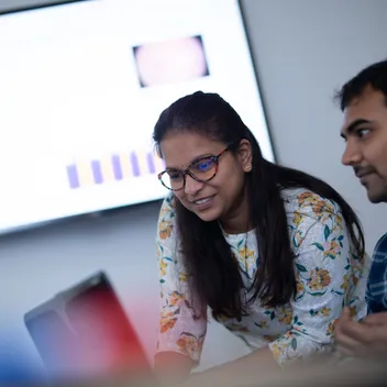 people working on computer