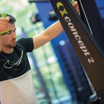 Someone exercising at Sport and Active Health