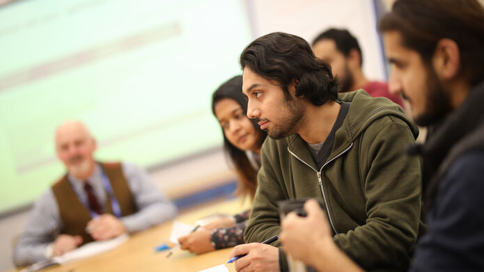Students in a workshop