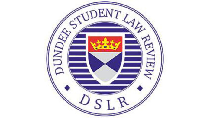 Dundee student law review logo
