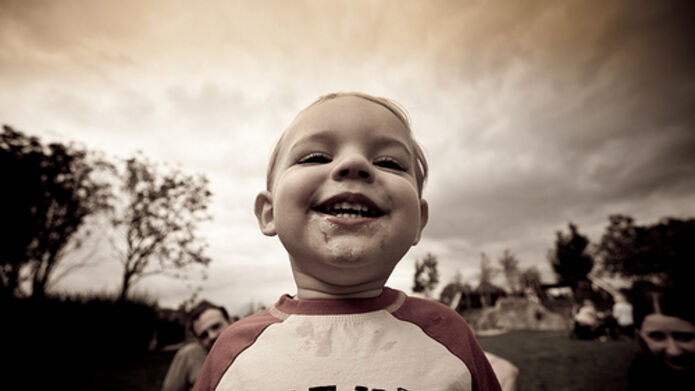 Child in a wild a heart top