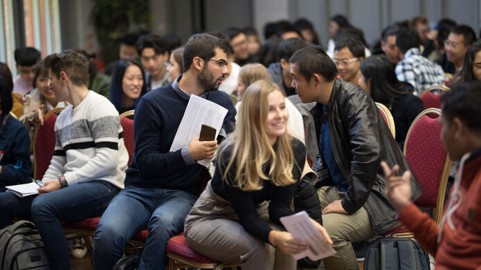 Photo of a group of students at a workshop