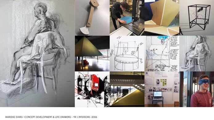 concept development and life drawing