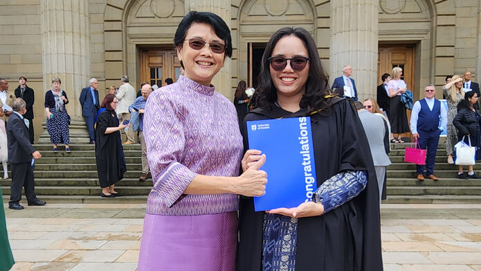 Punnamas Sukcharoen at Graduation