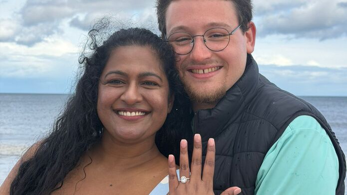 Portrait of Conor Philip and Athri Narasinghe