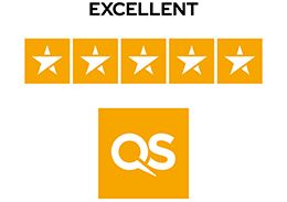 QS 5 star ranking badge for Excellent result