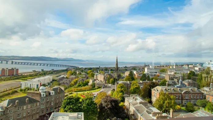 A view of Dundee from the Top of the Tower Cafe