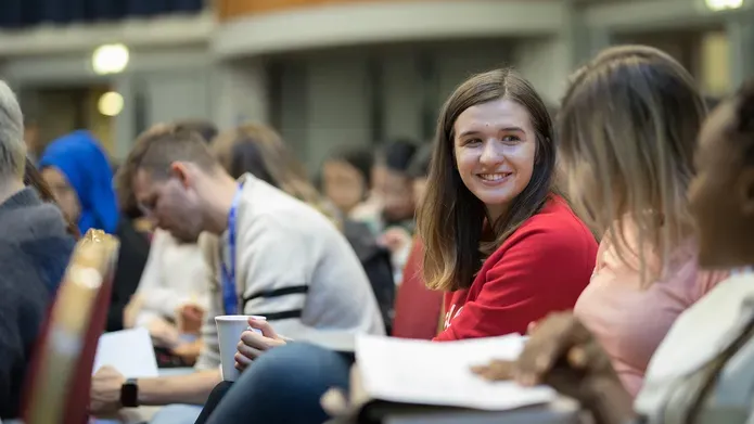 Students in a lecture