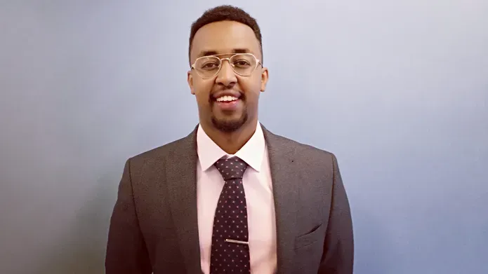Hanad Mohamed against a plain background