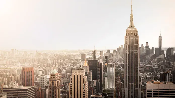 Manhattan skyline with Empire State Building