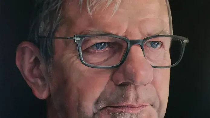 The portrait of Sir Pete Downes