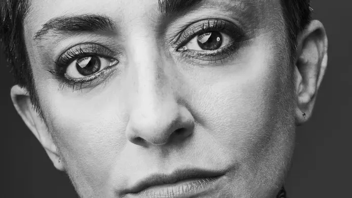 black and white image of professor maria fusco