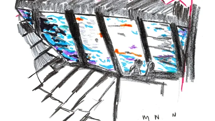 sketch of V&A Dundee