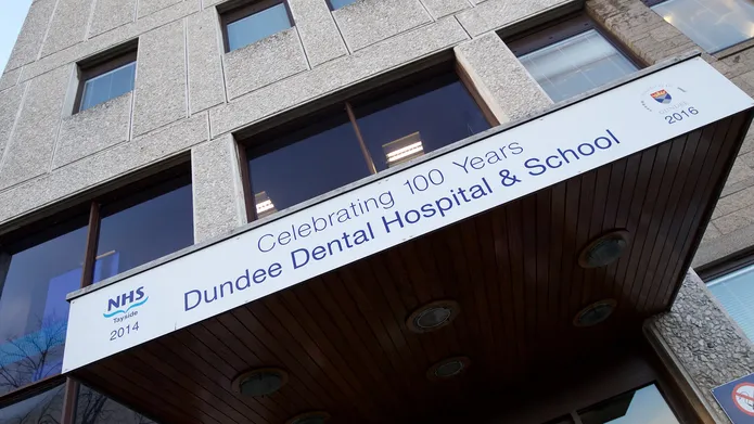 the front of the dental hospital