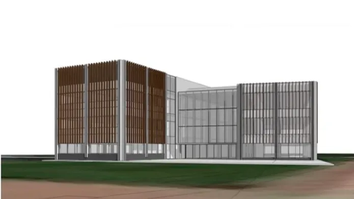 Architect's image of the Innovation Hub for Growing the Tay Cities Biomedical Cluster project