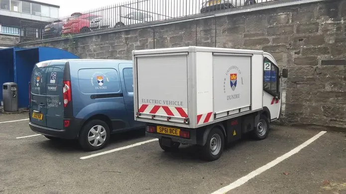 Pic of University electric vehicles