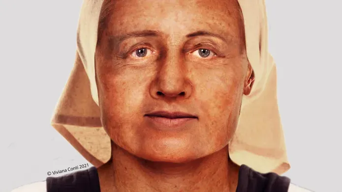 Facial reconstruction of Edinburgh woman
