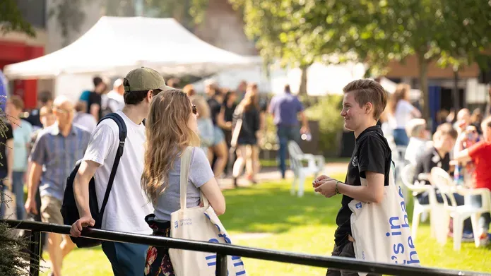 Students at Open Day